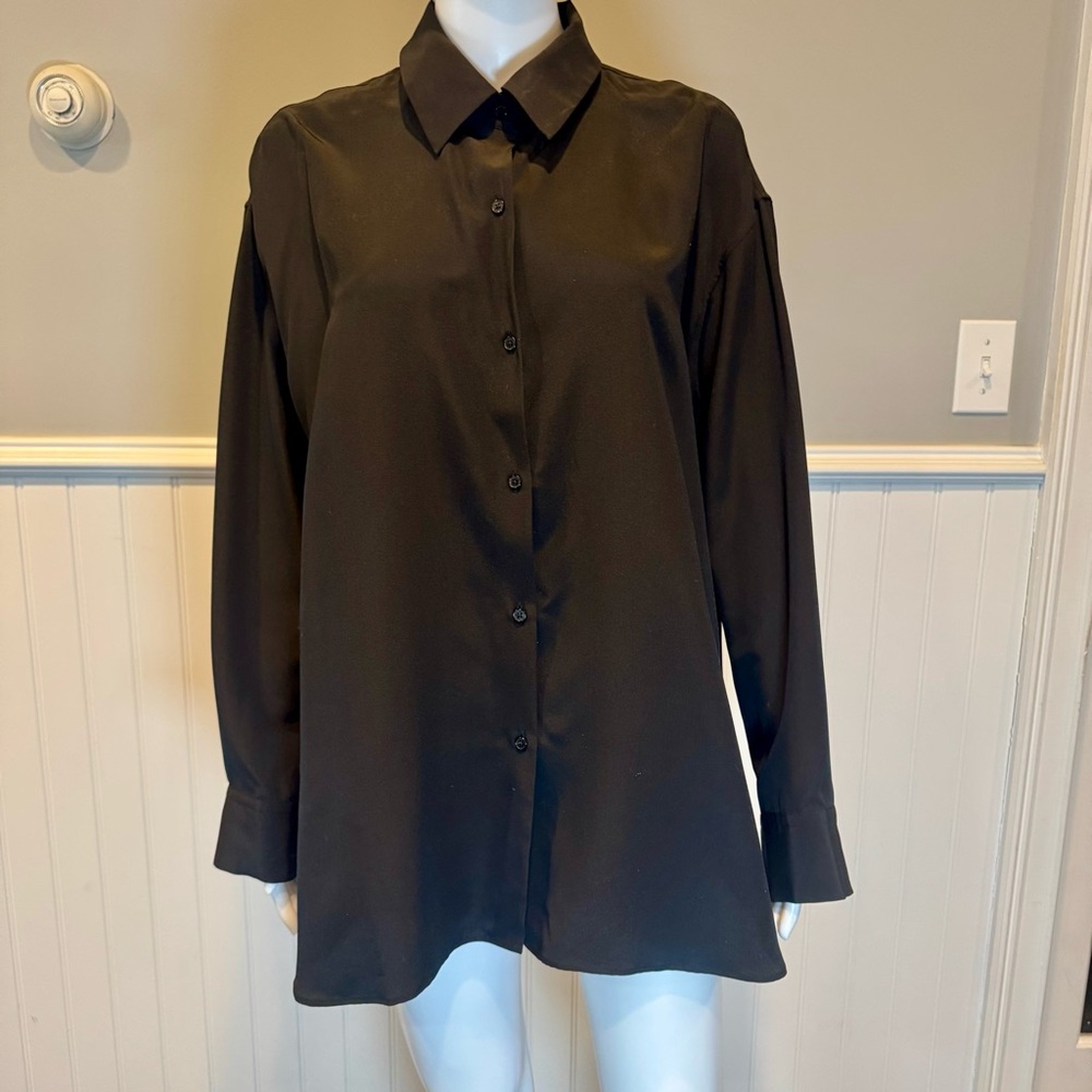 Nili Lotan Elegant Black Shirt